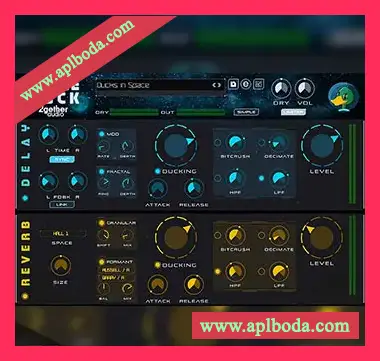 [旁链混响延迟处理器插件]2getheraudio SPACE DUCK v1.0.1.8370 [WiN]（34Mb）