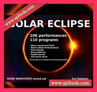 [Korg Wavestate预置合成波]Solar Eclipse soundset by Qui Robinez（1Mb）