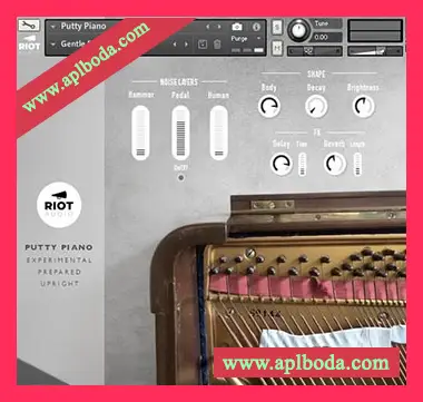 [立式钢琴音源]Riot Audio Putty Piano [KONTAKT]（909Mb）