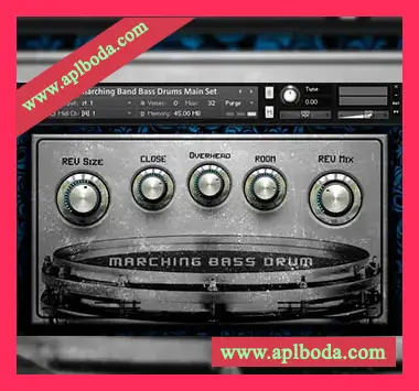 [行进低音大鼓音源]Dream Audio Tools MBD Marching Bass Drums v1.5 [KONTAKT]（158Mb）
