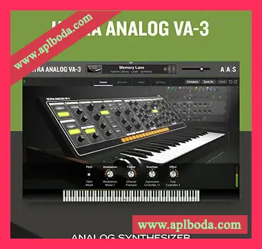 [模拟合成器插件]Applied Acoustics Systems Ultra Analog VA-3 v3.2.5 [MacOSX]（177Mb）
