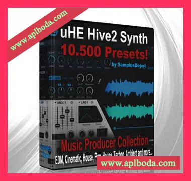 [Hive预置流行氛围电子舞曲]Samples Depot 10.500 u-he HIVE2（83Mb）