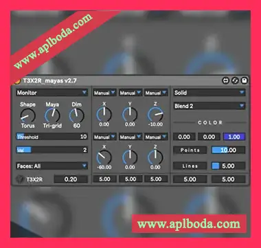 [Max for Live]T3X2R MAYAS v2.7（1Mb）