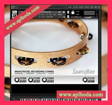 [铃鼓音源]SampleHero Recording Combo Tambourine [KONTAKT]（28Mb）