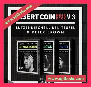 [高科技舞曲采样]Insert Coin Insert Coin Mega Pack V3 Lutzenkirchen Ben Teufel and Peter Brown [WAV]（473Mb）