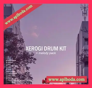 [嘻哈说唱鼓采样人声混音预置]XEROGI Drum Kit (with melody pack) [WAV]（212Mb）