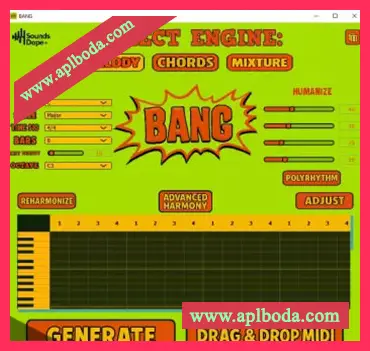 [MIDI生成插件]SoundsDope BANG by WASNTMEVIELDIDIT and GHXSTLINE 64 Bit [WiN]（19Mb）