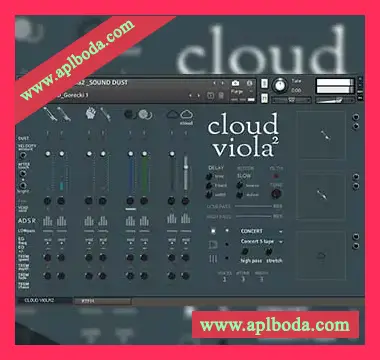 [影视中提琴音效音源]Sound Dust Cloud Viola² [KONTAKT]（2.4Gb）
