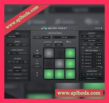 [AI旋律创作工具]Evabeat Melody Sauce 2 v2.1.3 [MacOSX]（612Mb）