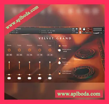 [天鹅绒大钢琴音源]Strezov Sampling Velvet Grand [KONTAKT]（81.6Gb）