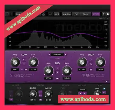 [EQ均衡器插件]TDR VOS SlickEQ GE v1.3.7 [WiN, MacOSX]（75Mb）