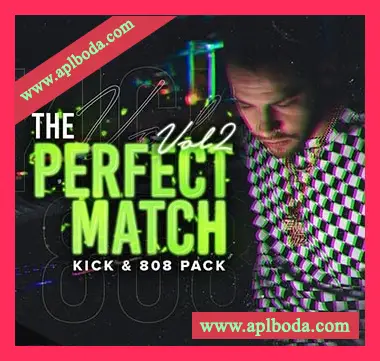 [嘻哈说唱陷阱底鼓808采样]Industry Kits The Perfect Match Vol.2 808 and Kick Pack [WAV]（41Mb）