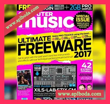 [教程阅读采样合集包]Computer Music July 2017 with COMPLETE CONTENT （3.4Gb）