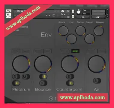 [氛围电子音源]7 Soundware String Theory – D.i. Tele [KONTAKT]（85Mb）