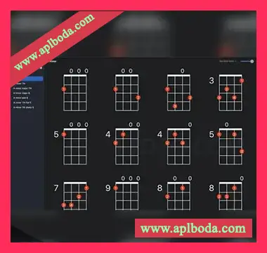 [尤克里里和弦图工具]JSplash UkeLib Chords Pro v1.3.1 [MacOSX]（4Mb）