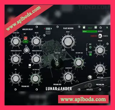 [模拟延迟板式混响饱和仿真吉他效果器插件]Pulsar Modular Lunar Lander v2.1.2 [WiN]（39Mb）