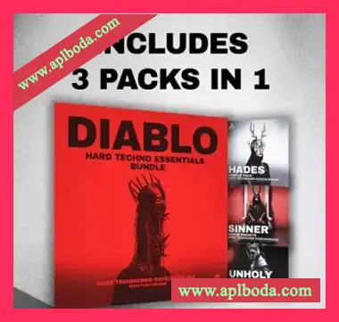 [硬核舞曲泰克诺舞曲采样Serum预置]Raveyard Sounds Diablo Hard Techno Essentials Bundle（2.2Gb）