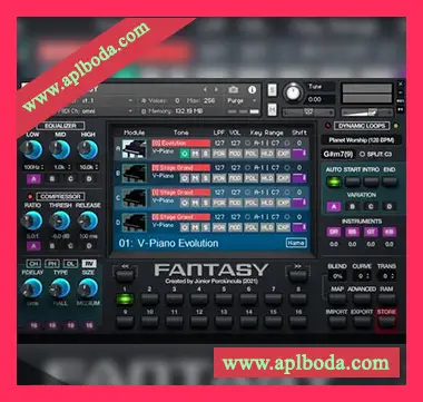 [钢琴键盘音源]Júnior Porciúncula FANTASY [KONTAKT]（5.08Gb）