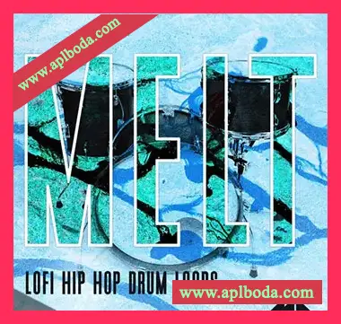 [嘻哈鼓组采样]ModeAudio Melt LoFi Hip Hop Drum Loops [WAV]（251Mb）