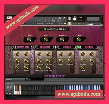 [印度苏尔曼达尔琴音源]Crypto Cipher Swarmandal [KONTAKT]（1.5Gb）