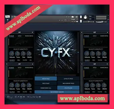 [影视综合音效FX音源]Ergo Kukke Cy-FX [KONTAKT]（1Gb）