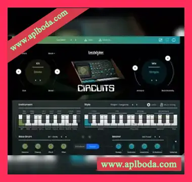 [经典律动鼓机乐器插件]UJAM Beatmaker CIRCUITS v2.4.0 [WiN]（102Mb）