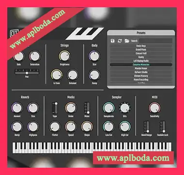 [物理建模钢琴合成器插件]Punk Labs OneTrick KEYS VST3 CLAP Standalone [WiN]（8Mb）