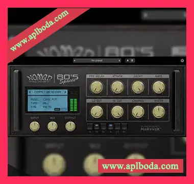 [混响空间效果插件]Nomad Factory 80’s Spaces v1.0.2 [WiN, MacOSX]（367Mb）