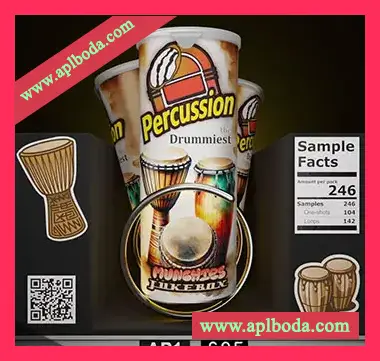 [非洲节奏打击乐采样]Munchies Jukebox Afro Percussion Vol 1 [WAV]（168Mb）
