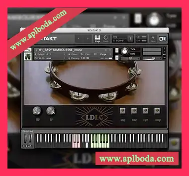 [铃鼓手鼓音源]Loops De La Creme Easy Tambourine [KONTAKT]（76Mb）