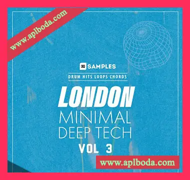 [简约深邃科技浩室采样]3q Samples London Minimal Deep Tech 3 [WAV]（180Mb）