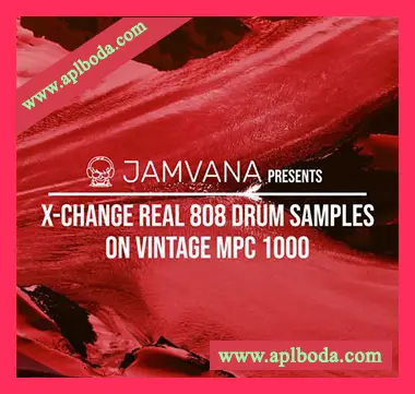 [嘻哈陷阱808鼓采样]Jamvana presents X-Change Real 808 Drum Samples on Vintage MPC 1000 [WAV]（8Mb）