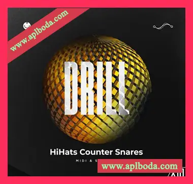 [Trap陷阱军鼓踩镲素材]X10 Drill Hi-Hats and Counter Snares [WAV, MiDi]（24Mb）