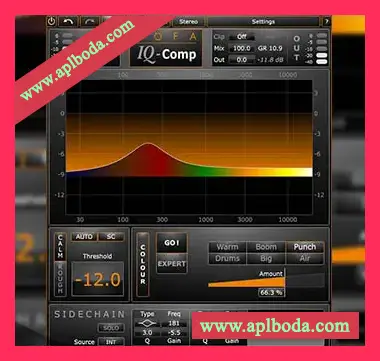[压缩器插件]HOFA-Plugins HOFA IQ-Comp v2.5.7 Incl Patched and Keygen-R2R（10Mb）