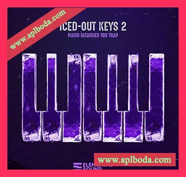 [Trap陷阱采样]Elemental Sound Iced-Out Keys 2 Piano Melodies For Trap [WAV]（140Mb）
