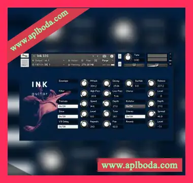[环境氛围电吉他音源]Ink Audio Ink Guitar [KONTAKT]（1.19Gb）