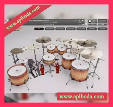 [现代前卫鼓组音源]RS Drums Progressive Prodigy Simen Sandnes Signature [KONTAKT]（8.4Gb）