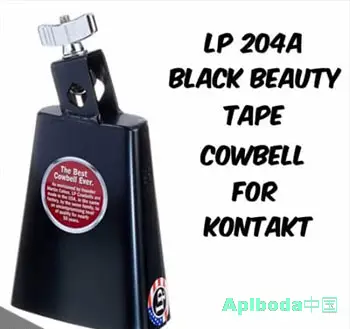 [Cowbell牛铃音源]PastToFutureReverbs LP 204A Black Beauty Tape Cowbell For Kontakt! [KONTAKT]（18Mb）