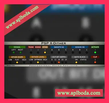 [母带抖动噪声整形处理器插件]PSPaudioware PSP X-Dither v1.1.1 [WiN]（4.6Mb）