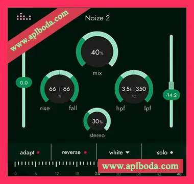 [自适应噪声生成降噪插件]Denise Audio Noize 2 v1.1 Regged [WiN]（11Mb）