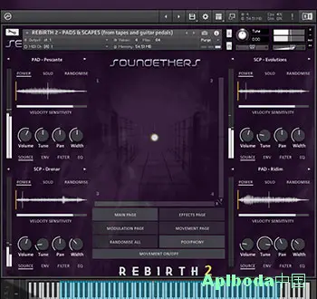 [氛围铺底PAD音源]Soundethers Rebirth 2 [KONTAKT]（1Gb）
