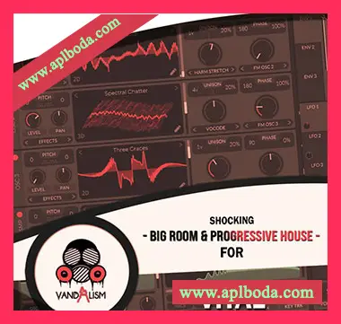 [前卫浩室MiDi素材Vital预置]Vandalism Shocking Big Room and Progressive House For Vital（62Mb）