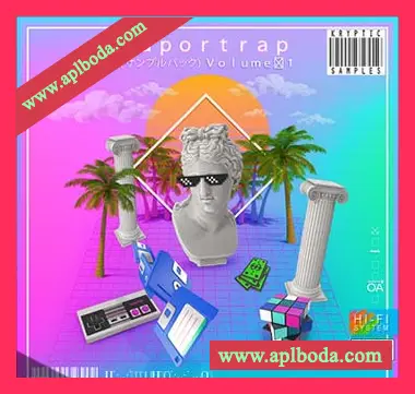 [怀旧蒸汽陷阱素材]Kryptic Samples Vaportrap Vol.1 [WAV, MiDi]（703Mb）