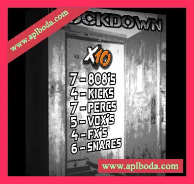 [嘻哈陷阱鼓组采样]X10 Lockdown Drum Kit [WAV]（13Mb）