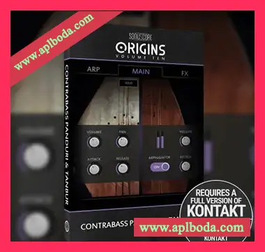 [Panduri三弦琴丹布尔音源]Sonuscore Origins Vol.10 Contrabass Panduri and Tanbur [KONTAKT]（395Mb）