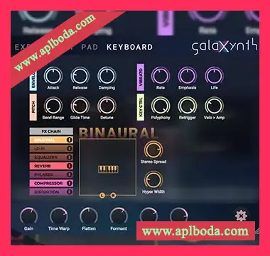 [未来合成器插件]Heart Of Noise GalaXynth v1.2.1 [WiN, MacOSX]（13Mb）