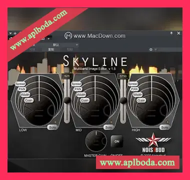 [多波段图像编辑器]Noisebud Skyline v1.5 [WiN, MacOSX]（78Mb）