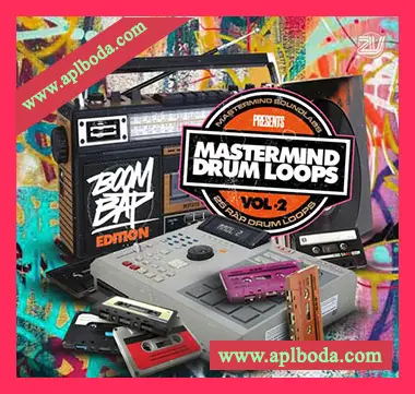 [嘻哈RnB爵士放克鼓组采样]DiyMusicBiz Rap Drum Loops Vol.2 [WAV]（61Mb）