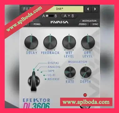 [吉他延迟效果引擎插件]Kuassa Effektor DL3606 v1.0.0 [WiN, MacOSX]（16Mb）