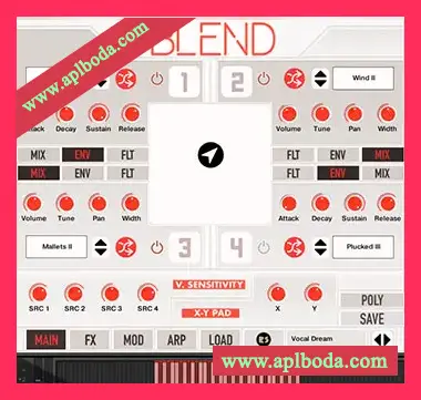 [组合合成器音源]Rast Sound Blend [KONTAKT]（2.82Gb）